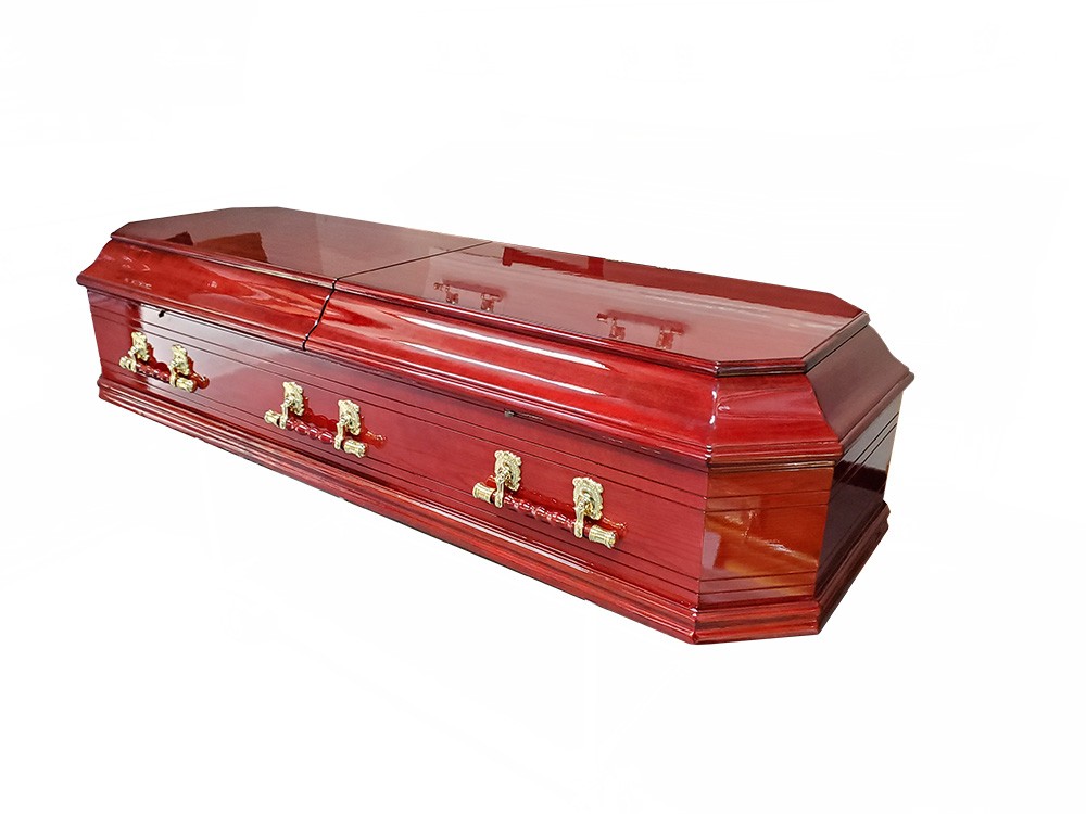 Grecian Urn - Half Lid MDF Casket - Rosewood