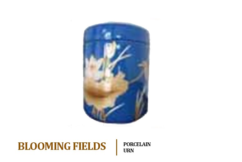 Blooming Fields Ceramic Urn